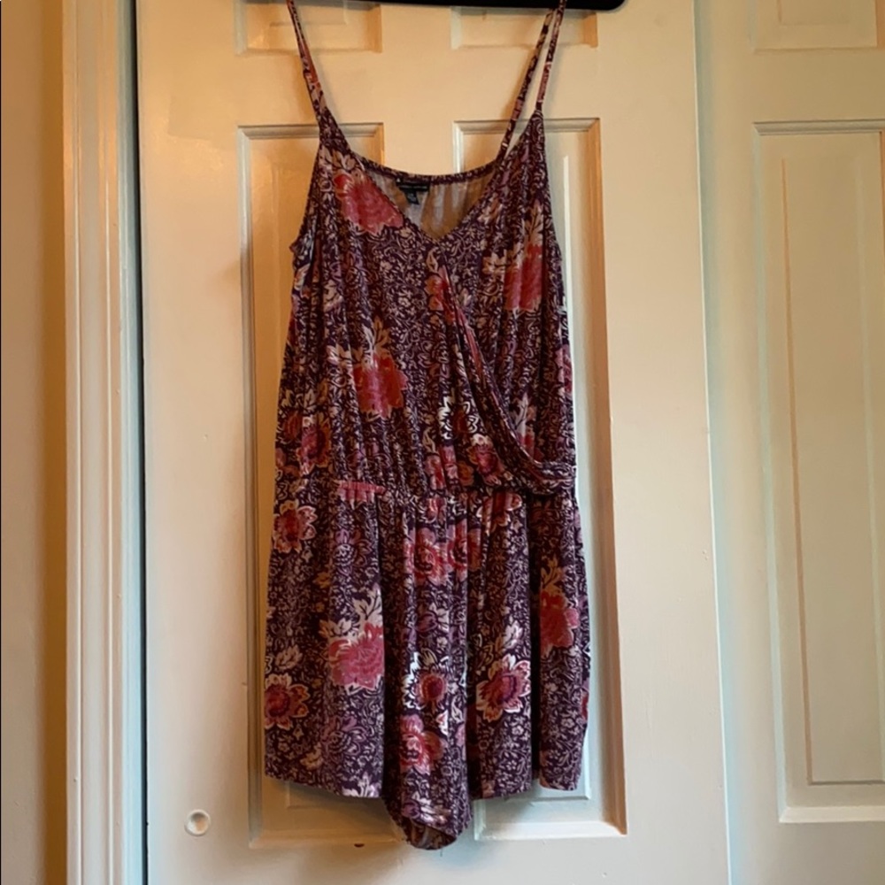 American Eagle Floral Romper